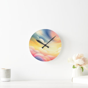 Horloge Ronde Trouver la paix dans les bouffons de rêve