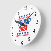 Horloge Ronde Trump 2024 (Angle)