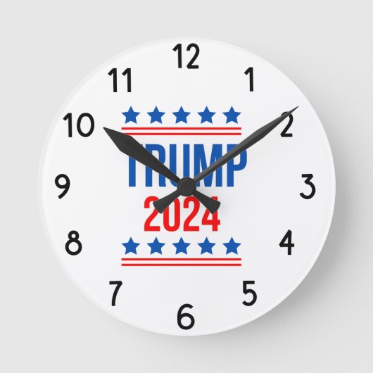 Horloge Ronde Trump 2024 (Recto)