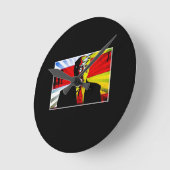 Horloge Ronde Trump en difficulté (Angle)