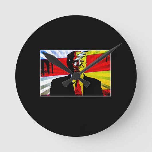 Horloge Ronde Trump en difficulté (Recto)