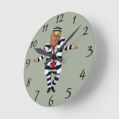 Horloge Ronde Trump en prison (Angle)
