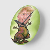 Horloge Ronde Trump Zilla (Angle)