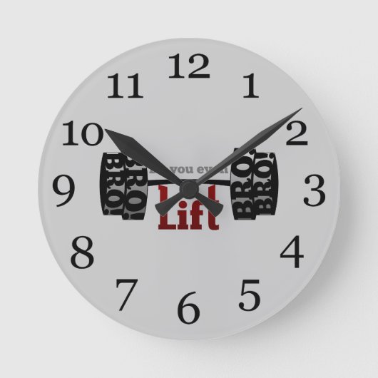 Horloge Ronde Tu as même soulevé des barbelés (Recto)