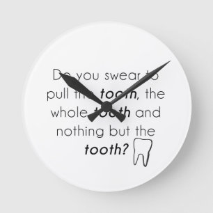 Horloge Ronde Tu jure ?