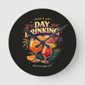 Horloge Ronde Tu m'as eu dès l'apéritif (Recto)