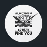 Horloge Ronde Tu Ne Peux Pas Me Faire Peur D'Avoir Une Soeur Fou<br><div class="desc">Tu Ne Peux Pas Me Faire Peur D'Avoir Une Soeur Fou</div>