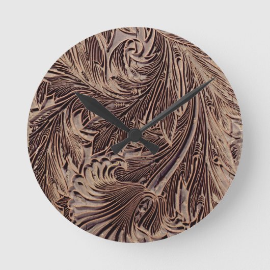 Horloge Ronde Tulip design printing block, 1875 (Recto)