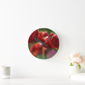 Horloge Ronde Tulipes (Maison)