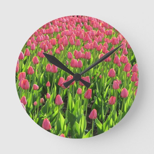Horloge Ronde Tulips (Recto)