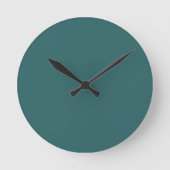 Horloge Ronde Turquoise Transformateur (Recto)