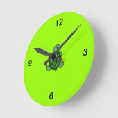 Horloge Ronde Turtle Clock (Angle)