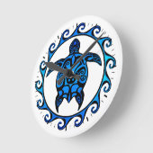 Horloge Ronde Turtle Sun (Angle)