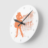 Horloge Ronde Tutu Cute (Angle)
