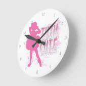 Horloge Ronde Tutu mignon (Angle)