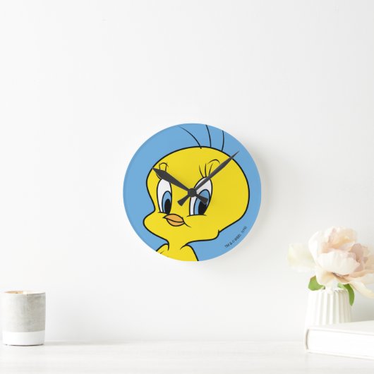 Horloge Ronde TWEETY™ | Oiseau intelligent (Maison)
