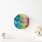 Horloge Ronde Tye Dye (Maison)