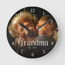 Typographie Moderne Grand-mère Cadeau Photo Person