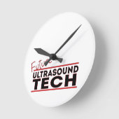 Horloge Ronde Ultrasound Tech (Angle)