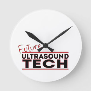 Horloge Ronde Ultrasound Tech