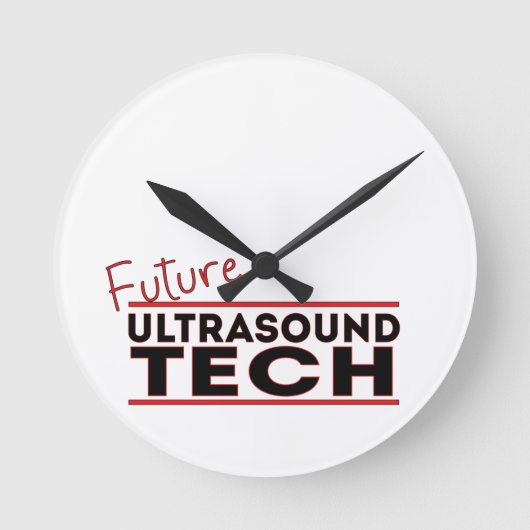 Horloge Ronde Ultrasound Tech (Recto)