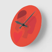 Horloge Ronde Un Baiser (Angle)