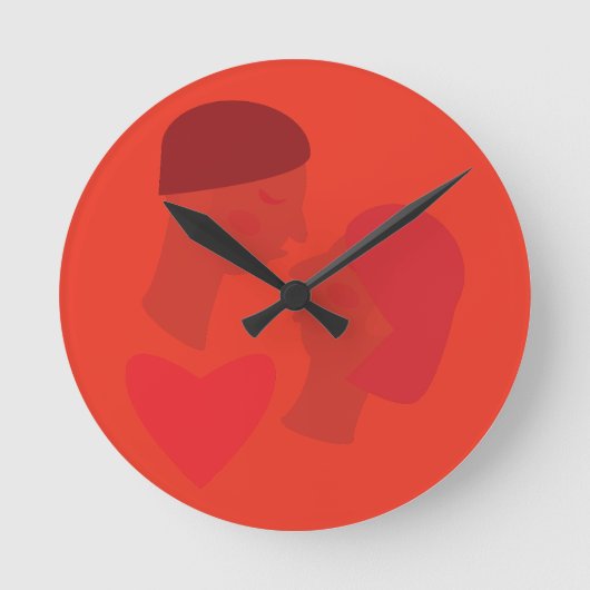 Horloge Ronde Un Baiser (Recto)