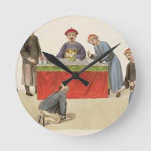Horloge Ronde Un coupable avant un magistrat, plaquent 1 'du P