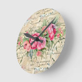 Horloge Ronde Un Ephémère français série 26 (Angle)