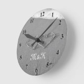 Horloge Ronde Un mur de clock avec des mains de sable (Angle)