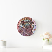 HORLOGE RONDE UN PEU DE SINGE (Maison)