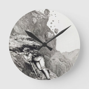Horloge Ronde Une canonnade sur le Matterhorn, 1862, 'de l'Asc