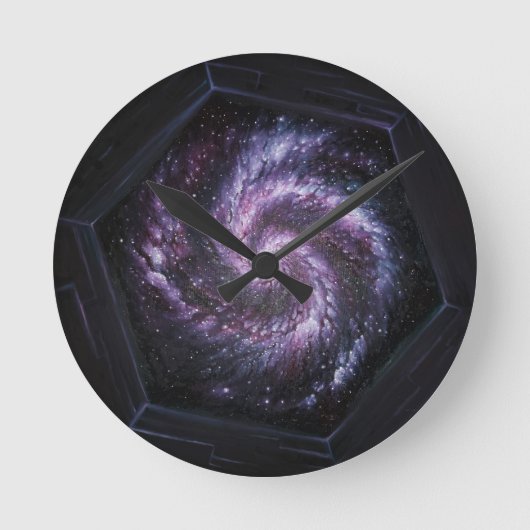 Horloge Ronde Une galaxie vue par le télescope spatial James web (Recto)