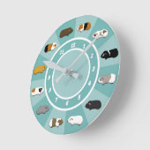 Horloge Ronde Une montre avec cobaye (Angle)