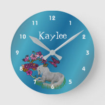 Unicorn And Flowers Personalized