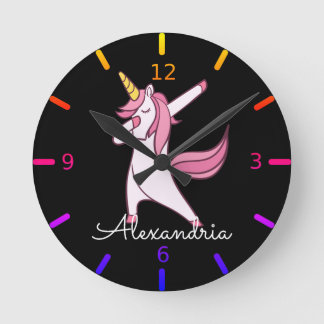 Horloge Ronde Unicorn de Colorful