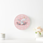 Horloge Ronde Unicorn Kids Wall Clock (Maison)