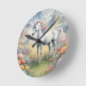 Horloge Ronde Unicorn Wall (Angle)