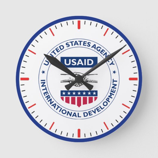 Horloge Ronde USAID Clock (Recto)
