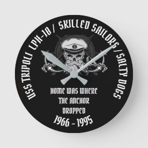 HORLOGE RONDE USS TRIPOLI (LPH-10)