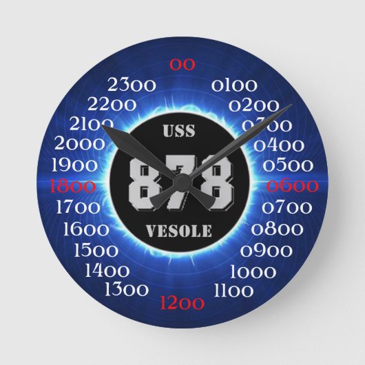 Horloge Ronde USS Vesole (DD 878) (DDR 878) (Recto)