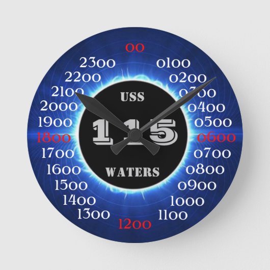 Horloge Ronde USS Waters (DD-115) (Recto)