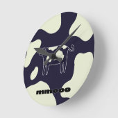 Horloge Ronde Vache (Angle)