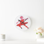Horloge Ronde Vache de Ballerina (Maison)