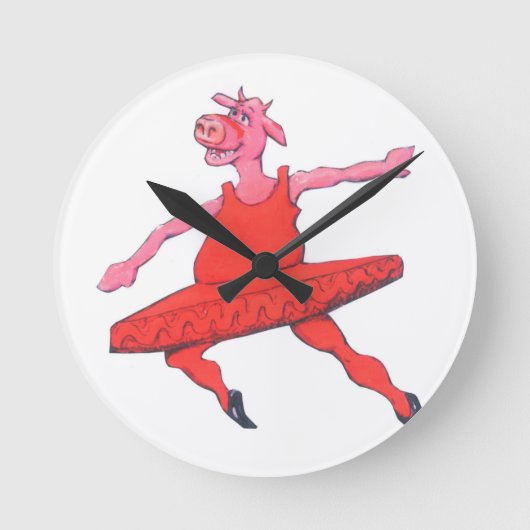 Horloge Ronde Vache de Ballerina (Recto)