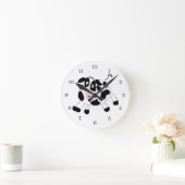 Horloge Ronde Vache de ferme (Maison)