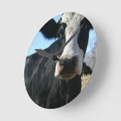 Horloge Ronde Vache folle (Angle)