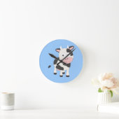Horloge Ronde Vache mignonne (Maison)
