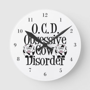 Horloge Ronde Vache mûre