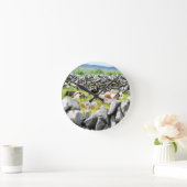 Horloge Ronde Vaches à MOO (Maison)